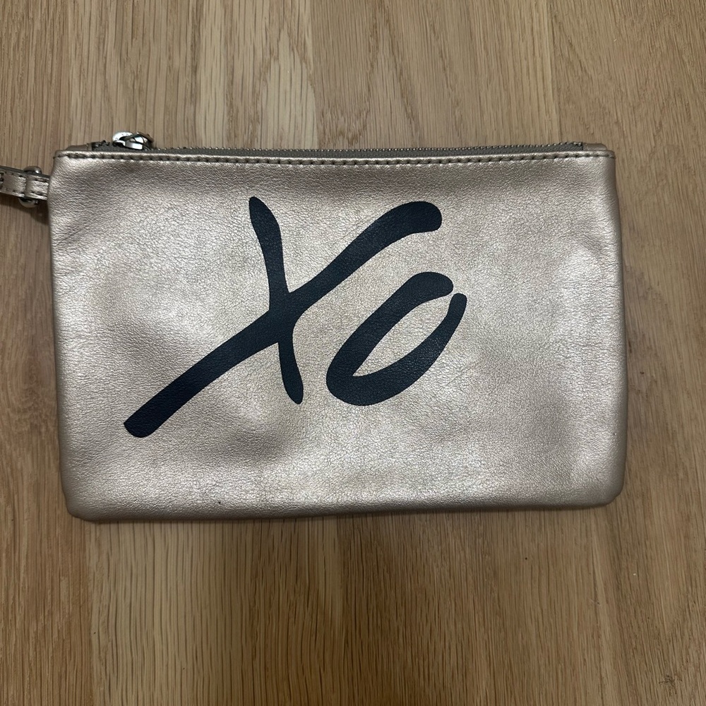 Gold and Black Clutch with Bold Design